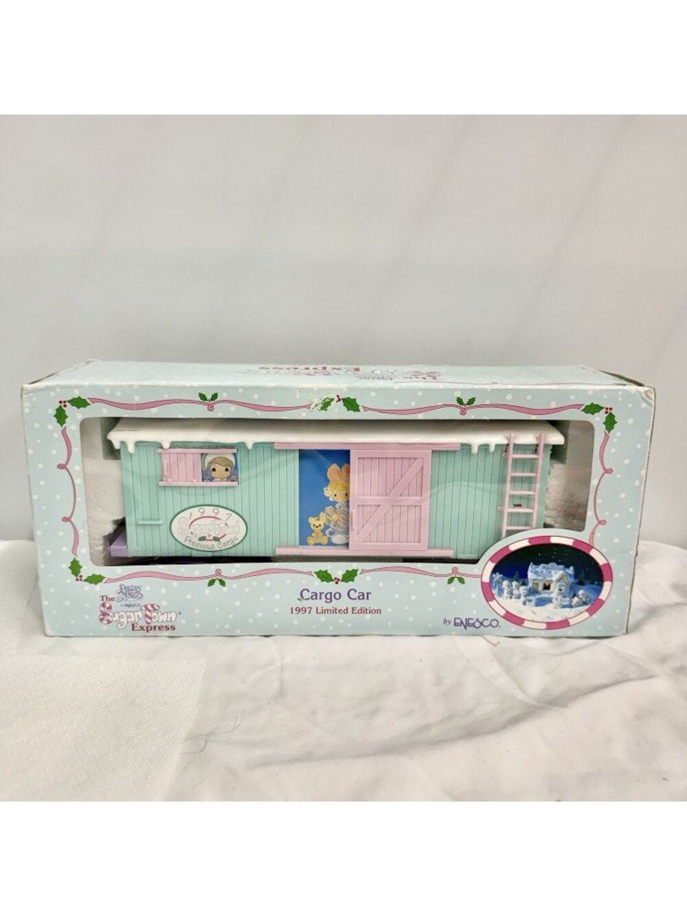 Enesco Precious Moments Sugar Town Express 1997 Limited Edition Cargo Car NIB